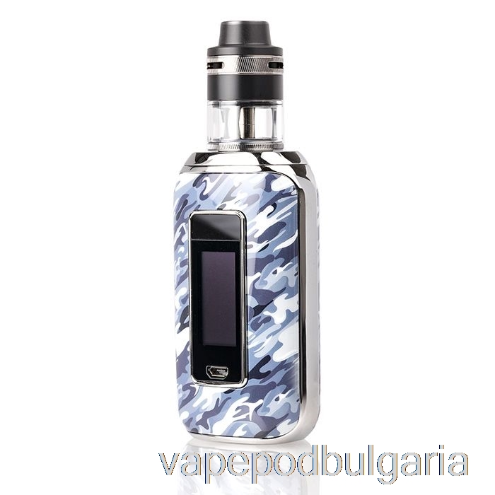Vape Bulgaria Aspire Skystar Revvo 210w сензорен екран стартов комплект син камуфлаж